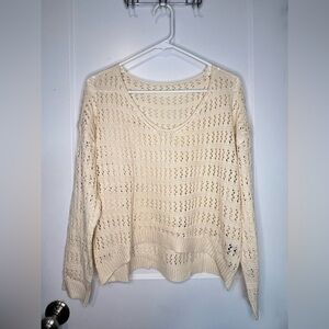 SHEIN cream sweater size M